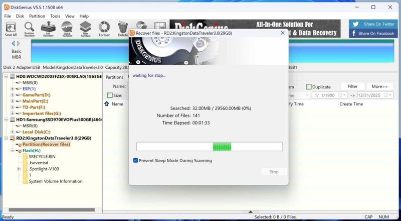 diskgenius best free usb data recovery software