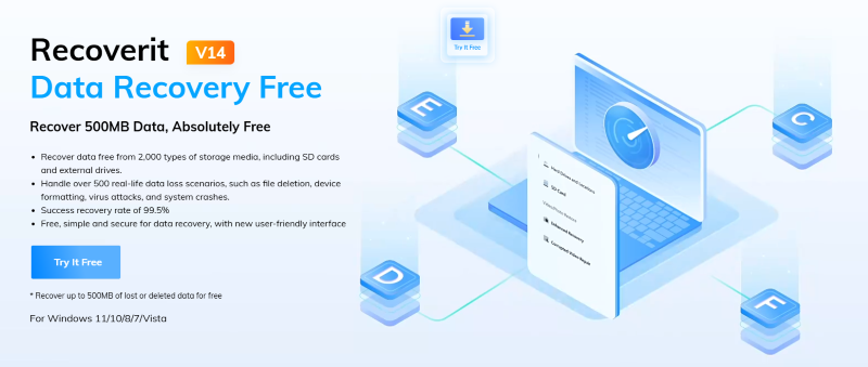 recoverit free data recovery