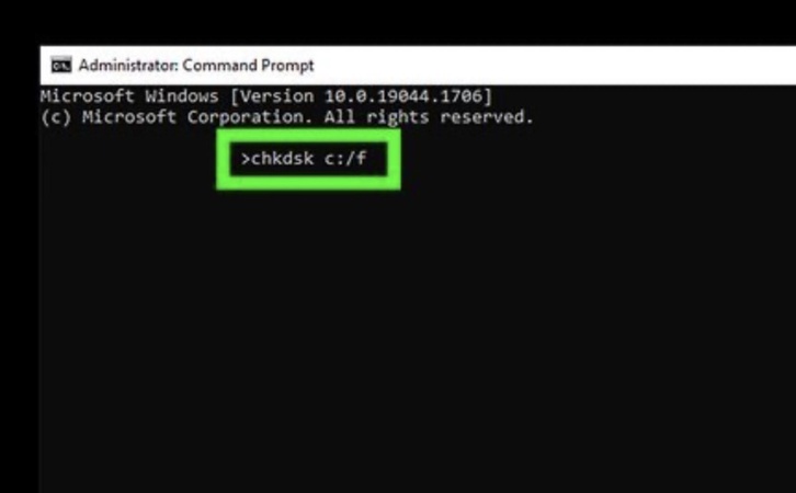 run the correct command