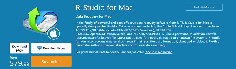r studio data recovery for mac