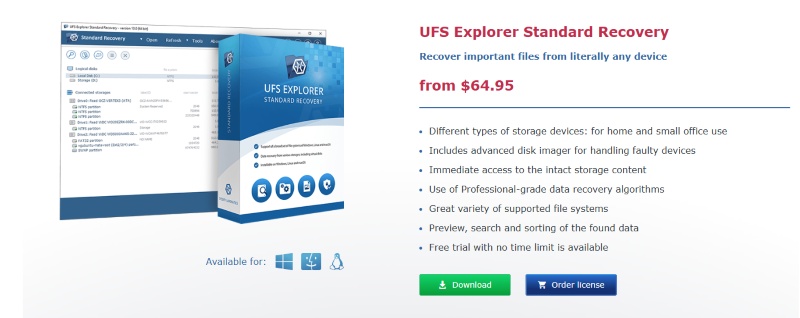 ufs explorer data recovery software for mac