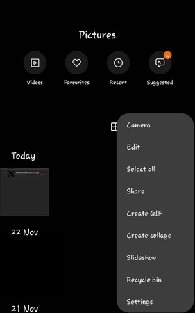 restore deleted photos from gallery android