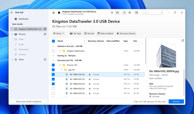 disk drill click to recover data