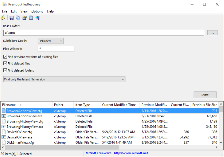 previousfilesrecovery free hard drive file recovery software