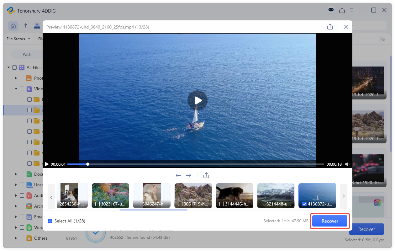 recover deleted videos 4ddig